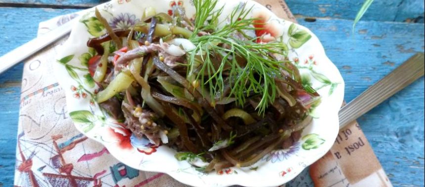 Салат с отварной говядиной рецепт