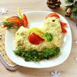 Новогодний салат «Петух» рецепт