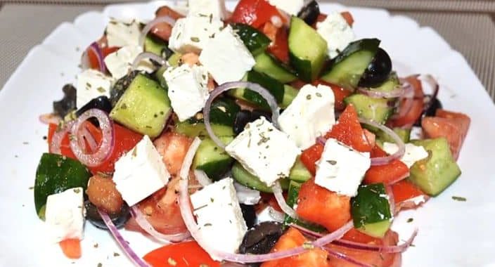 Классический греческий салат рецепт