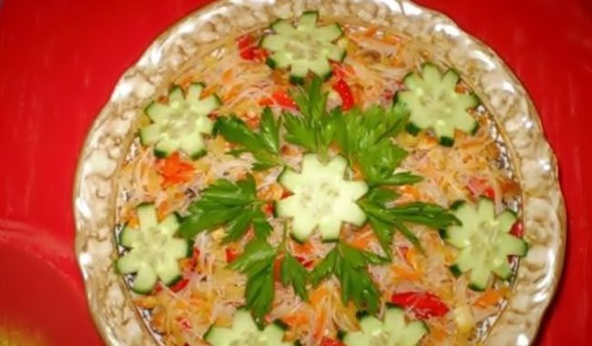 Салат «Фунчоза» рецепт приготовления